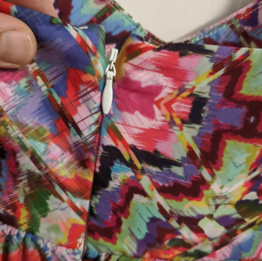 Felicity + Coco Colby Kalidis Print Midi Dress S - image 7